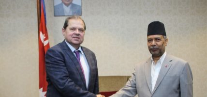 उपराष्ट्रपतिसँग रुसी महासङ्घका राजदूतको भेट