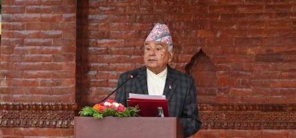 नेपालीहरूको जीवन करुणा, प्रेम, मानवता र शान्तिको उच्चतम अभ्यासबाट अभिप्रेरित छ : राष्ट्रपति पौडेल