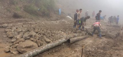 सङ्खुवासभाको मांसिमा खानेपानी आयोजना पुनर्निर्माण