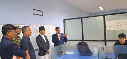 सञ्चारमन्त्रीद्वारा एनटिसी सुन्धारा कार्यालयको निरीक्षण,   गुणस्तरीय सेवा दिन निर्देशन