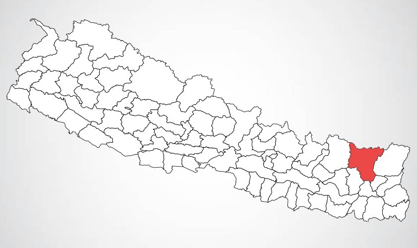सङ्खुवासभामा पहिरोका कारण तीन परिवार विस्थापित