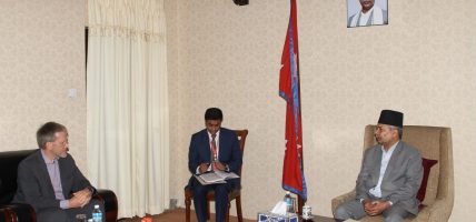 उपराष्ट्रपति यादवसँग अमेरिकी कार्यवाहक राजदूतको भेट
