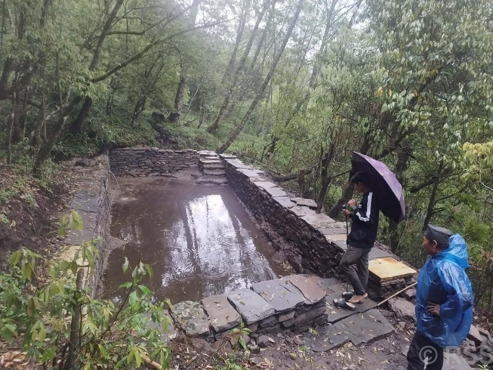 Six Recharge Ponds Constructed in Myagdi Community Forests