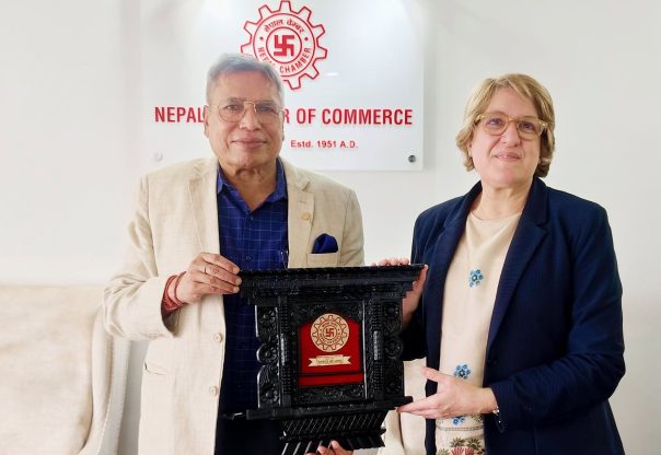 नेपालचेम्बर–स्पेनचेम्बरबीच व्यापार र लगानी सहकार्य विस्तार गर्ने सहमति नेपालचेम्बर–स्पेनचेम्बरबीच व्यापार र लगानी सहकार्य विस्तार गर्ने सहमति