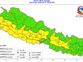 आज देशभर बदली, अधिकांश स्थानमा वर्षाको सम्भावना; केही क्षेत्रमा भारी वर्षाको चेतावनी