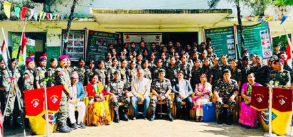 झापाका विद्यार्थीलाई विपद् व्यवस्थापन तथा सर्पदंश रोकथाम तालिम
