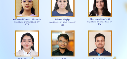एसीसीए परीक्षामा ब्रिटिश प्रोफेशनल कलेजका विद्यार्थीको उत्कृष्ट सफलता, शीर्ष स्थान हासिल
