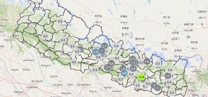 नेपालभर मनसुनी वायुको प्रभाव, मकवानपुरमा सर्वाधिक वर्षा