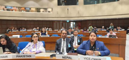 जलवायु परिवर्तनको असरबारे विश्वको ध्यानाकर्षण गराउँदै मन्त्री चौधरी
