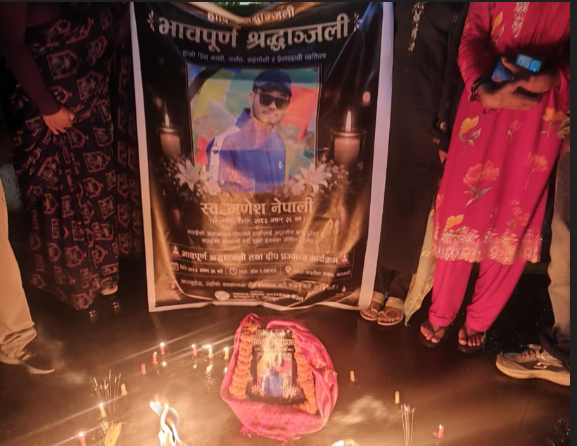 गणेश नेपालीको सम्झनामा स्वतन्त्र चालक फाउन्डेसनद्वारा दिप प्रज्वलन