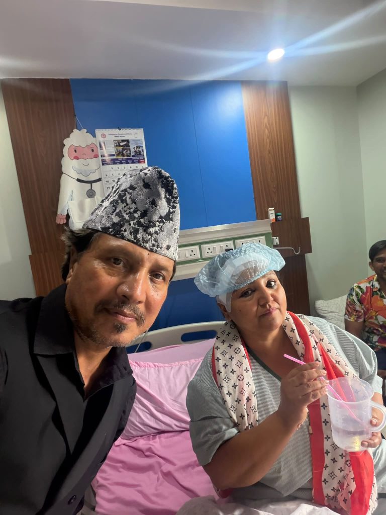ब्रेन ट्युमरको सफल शल्यक्रियापछि दीपाश्री जनरल वार्डमा, दीपकराजले व्यक्त गरे आभार