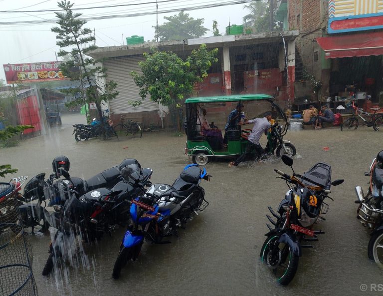 वर्षाबाट जलेश्वर जलमग्न