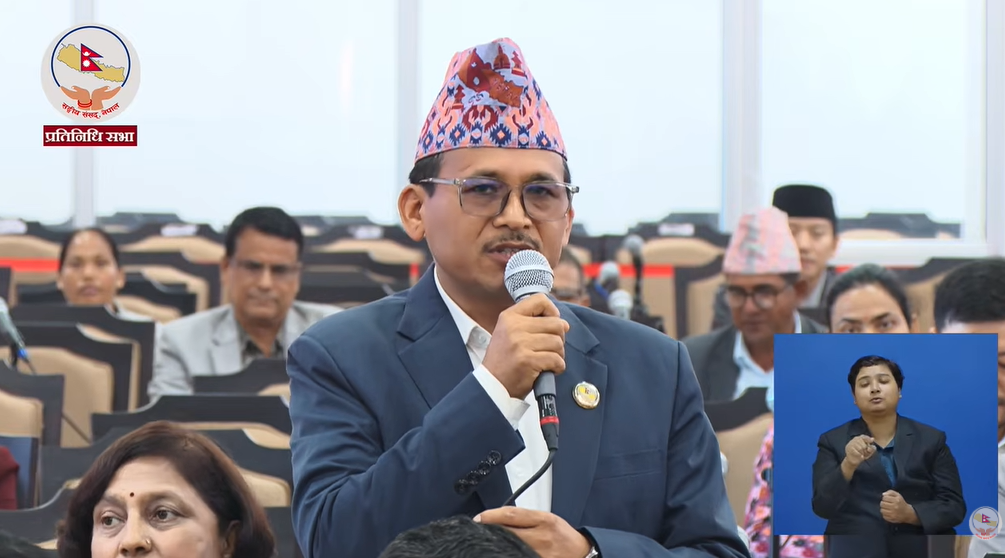 गणेश नेपाली प्रकरण र मिडिया हाउसअगाडि गाडी पार्किङबारे छानबिन गर्न सांसद मल्लको माग
