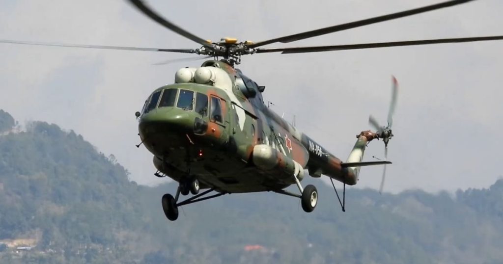 नेपाली सेनाद्वारा घाइतको हवाई उद्धार