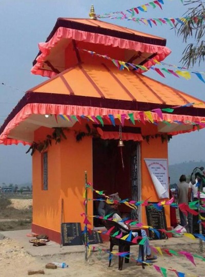 हेटौँडाको दक्षिणकाली मन्दिरमा  दर्शनार्थीको आकर्षण