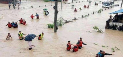 अविरल वर्षाले नवलपुरमा पहिरो र डुबान, नौ घरपरिवार प्रभावित