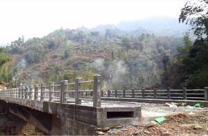 निर्धारित समयअघि नै रिखुवा खोलामा पक्की पुल निर्माण सम्पन्न