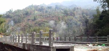 निर्धारित समयअघि नै रिखुवा खोलामा पक्की पुल निर्माण सम्पन्न