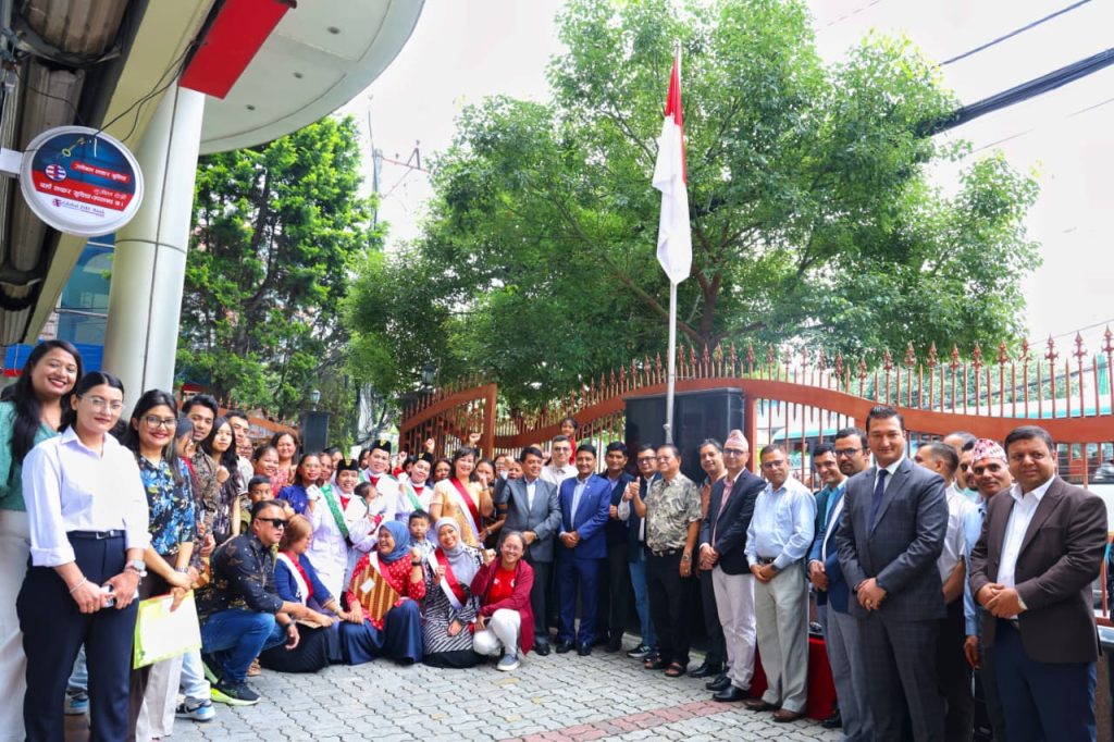 गणतन्त्र इन्डोनेसियाको ८१औं स्वतन्त्रता दिवसको अवसरमा काठमाडौंमा झण्डोत्तोलनसहित विभिन्न कार्यक्रम आयोजना