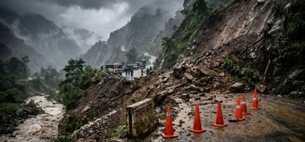 वर्षाजन्य विपद्ः विभिन्न सडकमा यातायात अवरुद्ध