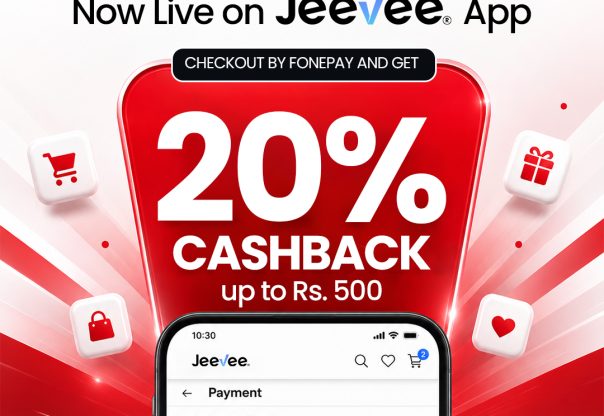 Fonepay expands online payment service to Jeevee with 20% cashback offer Fonepay expands online payment service to Jeevee with 20% cashback offer