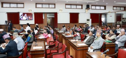 राष्ट्रियसभाः ग्यासको सकस समाधान गर्न सरकारको ध्यानाकर्षण