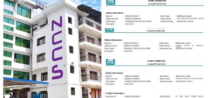 एनसीसीएस ग्रुपद्वारा रसुवा बाढीपीडितका लागि १० लाख सहयोग