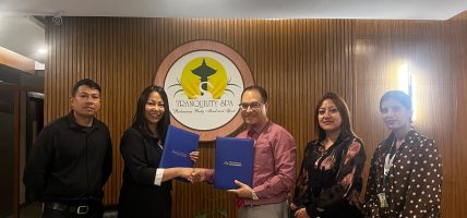 सांग्रिला डेभलपमेन्ट वैंककाग्राहक र कर्मचारीलाई ट्रांक्यूलिटि स्पामा छुट सम्बन्धि सम्झौता
