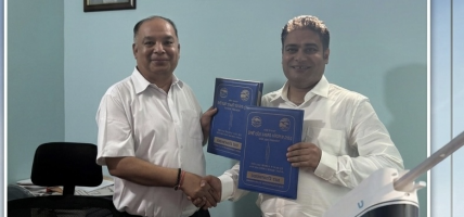 पोडवे निर्माणसम्बन्धी औपचारिक सम्झौतापत्रमा हस्ताक्षर