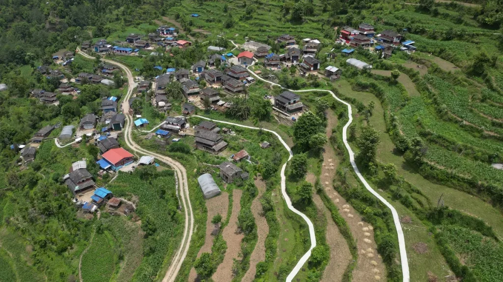 म्याग्दीमा चार किलोमिटर पदमार्ग निर्माण