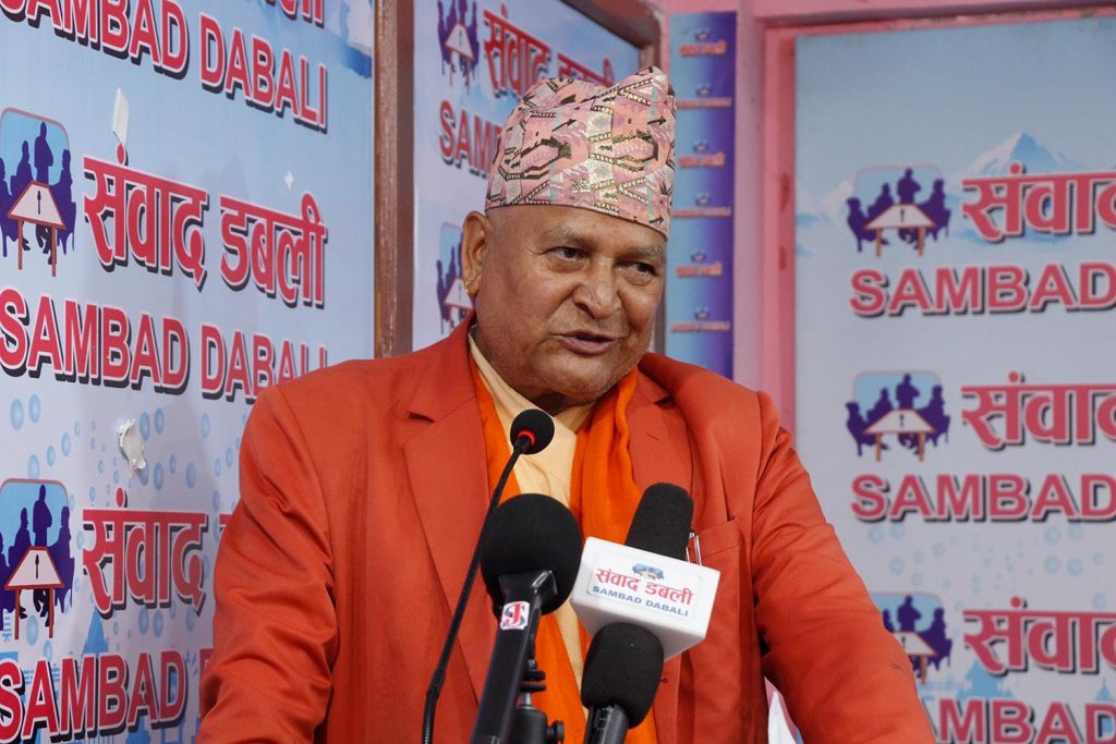 छिमेकी चिड्याएर बालेन सरकार देशलाई खतरमा पार्दैछ’