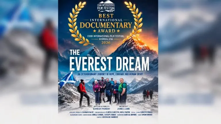 ‘द एभरेस्ट ड्रीम’ले अमेरिकामा जित्यो उत्कृष्ट डकुमेन्ट्री फिल्म अवार्ड