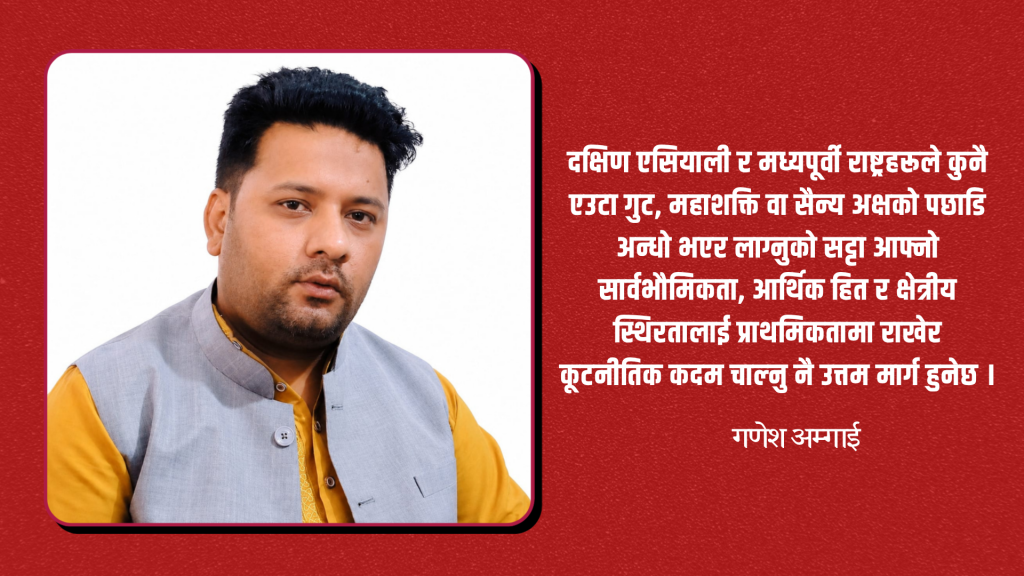 मक्का सम्झौता र भू–राजनीतिक तरङ्ग:गणेश अम्गाई