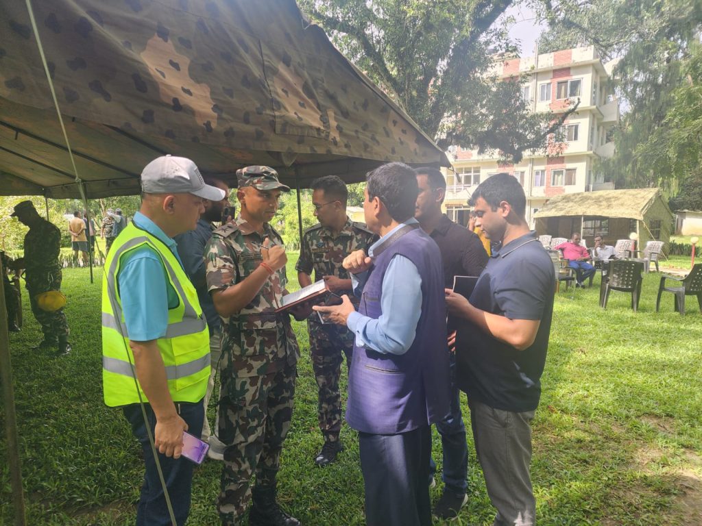 अपर त्रिशूली–३एमा हेलिकप्टर अवतरण, विद्युत्  पुनस्थापनाका लागि उच्चस्तरीय टोली फिल्डमा