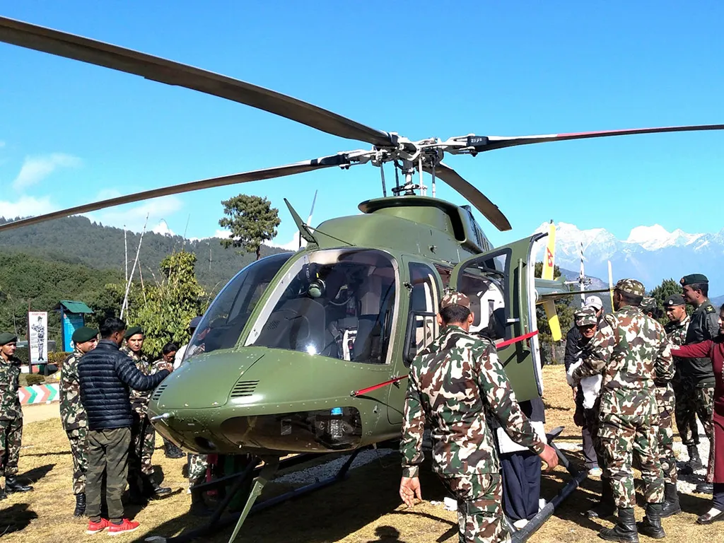 सुत्केरीसहित दुई जनाको हवाई उद्धार, ज्यान जोगियो