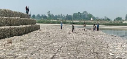 महाकाली नदीमा एक हजार २२० मिटर तटबन्ध निर्माण
