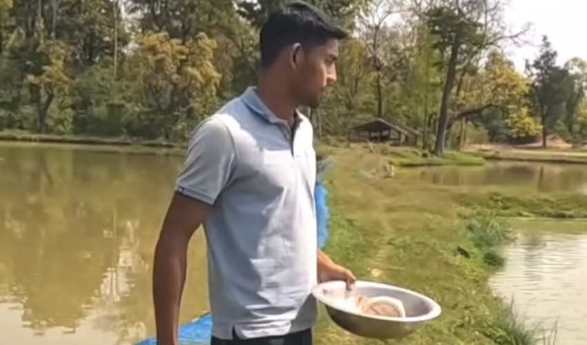 माछापालनबाट मासिक २५ लाख आर्जन गर्दै कैलालीका विनोद