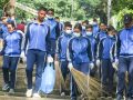 वार्षिकोत्सवको अवसरमा महानगर प्रहरीद्वारा स्वयम्भूनाथमा विशेष सरसफाइ