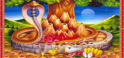 श्रावण शुक्ल पञ्चमीः घरका ढोकामा नागको चित्र टाँसेर मनाइयो