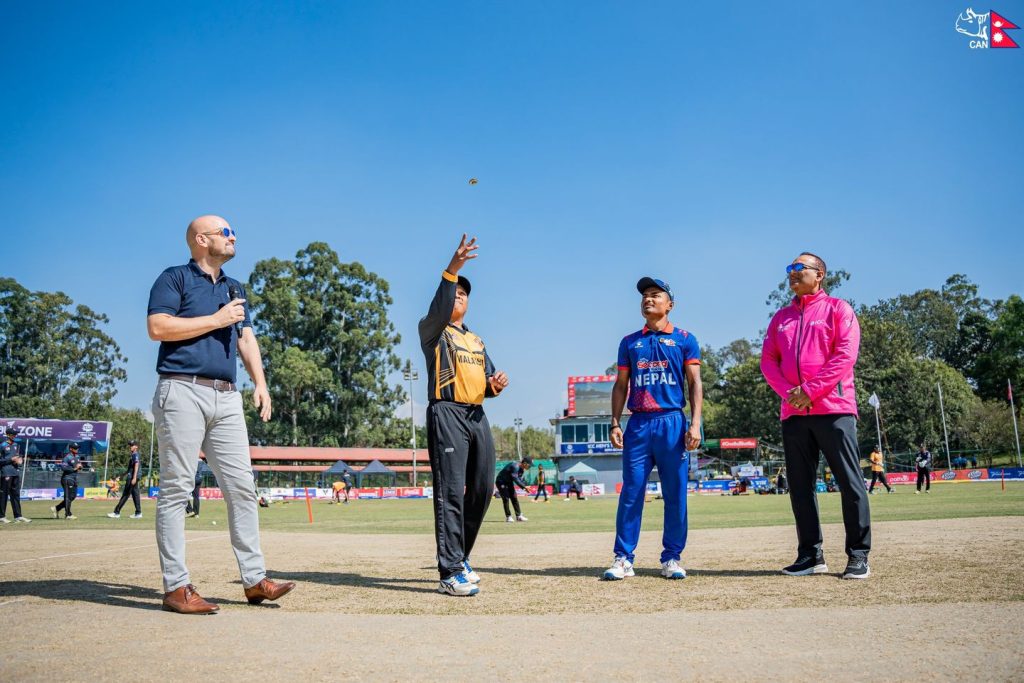 मलेसियाविरुद्ध नेपाललाई फिल्डिङको निम्तो