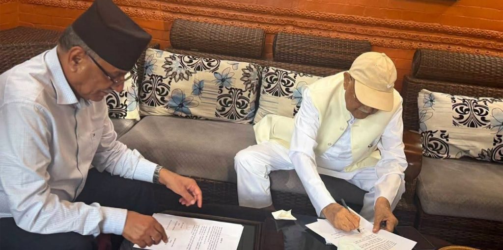 एमाले र नेकपाद्वारा प्रदेश सरकारमा मन्त्रालय बाँडफाँटको आधार तय