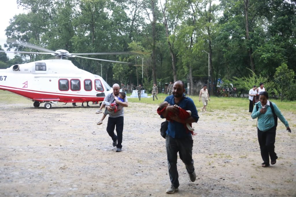 नुवाकोटमा बाढीबाट मृत्यु हुनेको संख्या ४ पुग्यो, ५५ जनाको जीवितै उद्धार