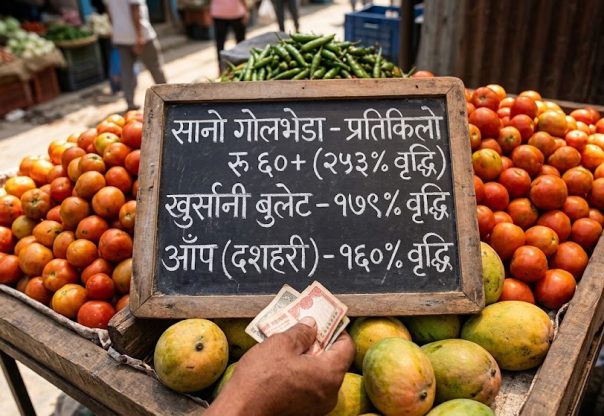 महंगो बन्यो भान्छा : तरकारीमा २ सय ५३ प्रतिशतसम्मको मूल्यवृद्धि