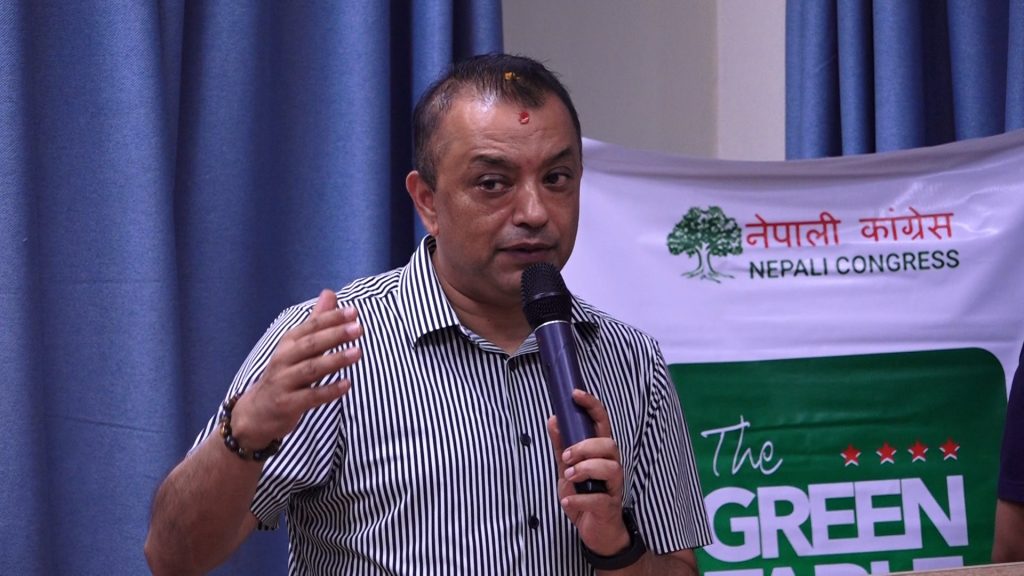 चलचित्र क्षेत्रलाई नियन्त्रण होइन, प्रवद्र्धन गर्नुपर्छ : गगन थापा