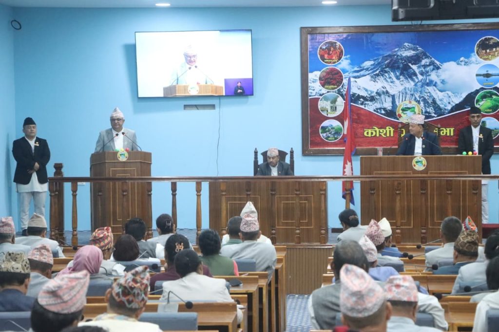 कोशीका मुख्यमन्त्री कार्कीले पाए ५७ मत, विश्वासको मत प्राप्त