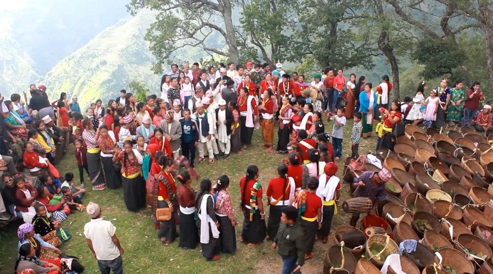 ओखलढुङ्गामा हर्षोल्लासका साथ ढ्वाङकुम पर्व मनाइयो
