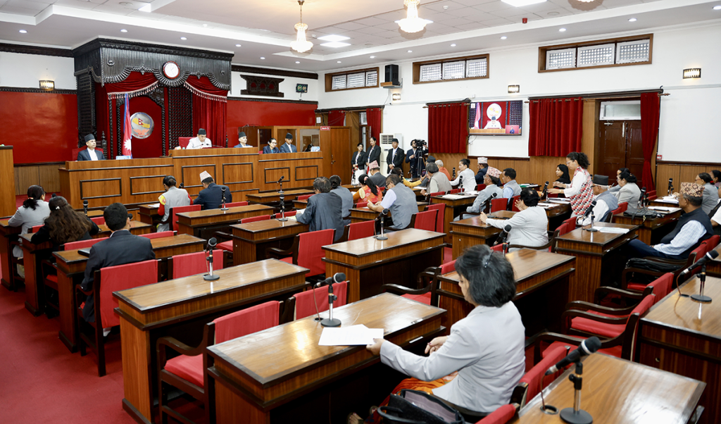 राष्ट्रियसभाः आन्तरिक वायुसेवाको दायित्वसम्बन्धी विधेयक’ स्वीकृत