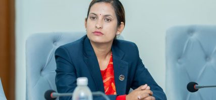 मन्त्री बादीसँग युएनएफपिएका प्रतिनिधिको भेट