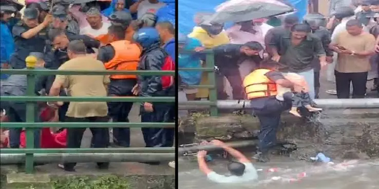 पोखरामा भेलले बगाउँदा आमाछोरीको मृत्यु