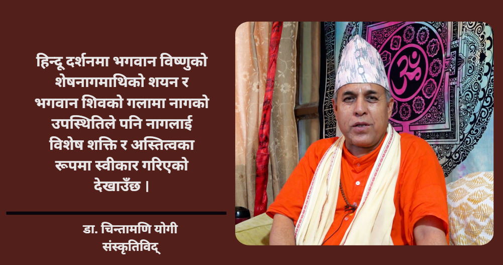 नाग पूजालाई मानव र प्रकृतिबीचको सहअस्तित्वको प्रतीकका रुपमा हेरिन्छ : डा. चिन्तामणि योगी